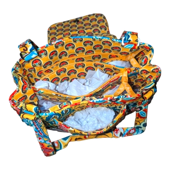 RETIRED NWT Vera Bradley Edie Satchel Purse Bag in floral Provencal pattern HTF - Picture 12 of 13